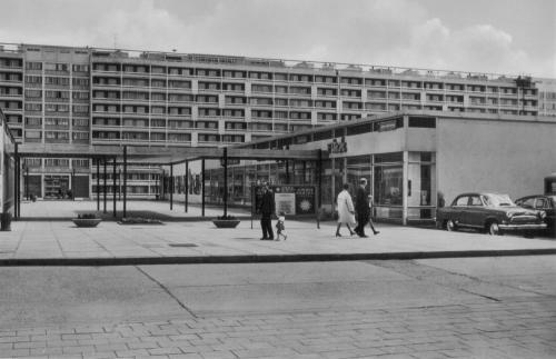 Ansichtskarte: 1.WK, Kaufhalle Transit, Gastronom