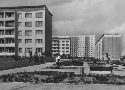 Ansichtskarte: Am Taubenbrunnen