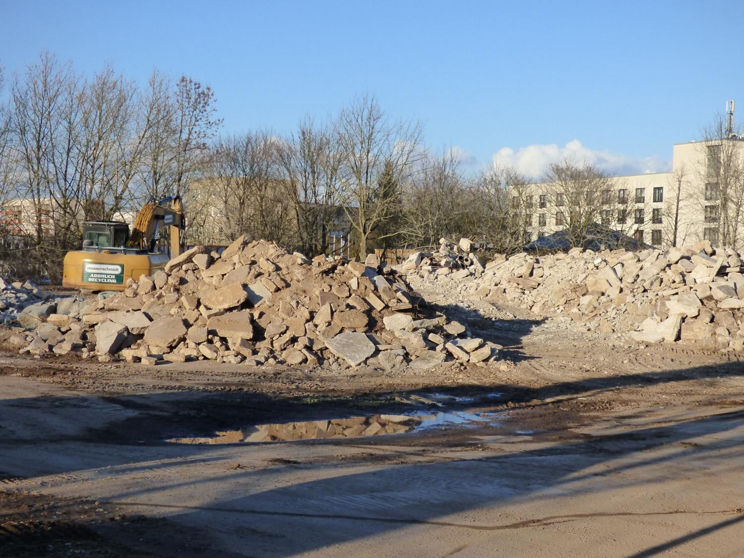 Rückbau der Schule am Niedersachsenplatz