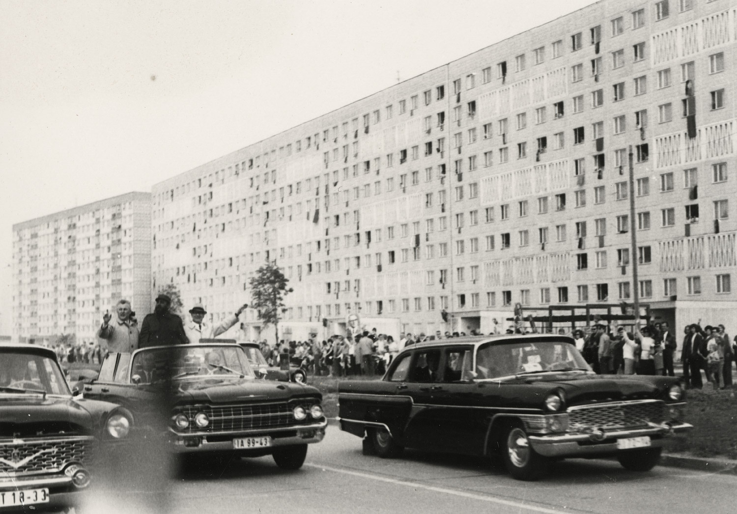 Fidel Castro in Halle Neustadt